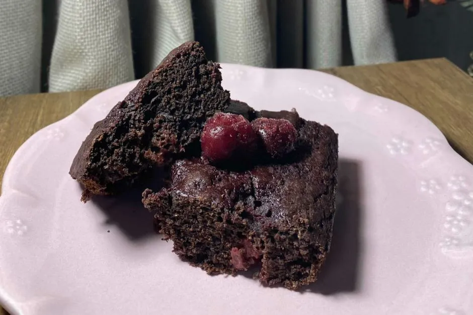 Vişneli Fit Brownie tarifi