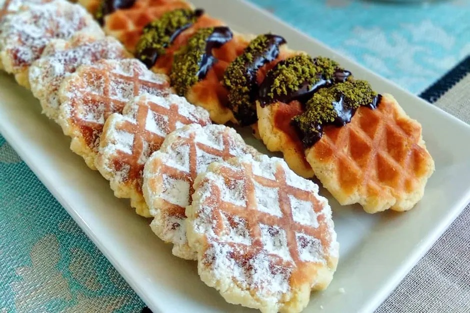 Waffle Kurabiye tarifi