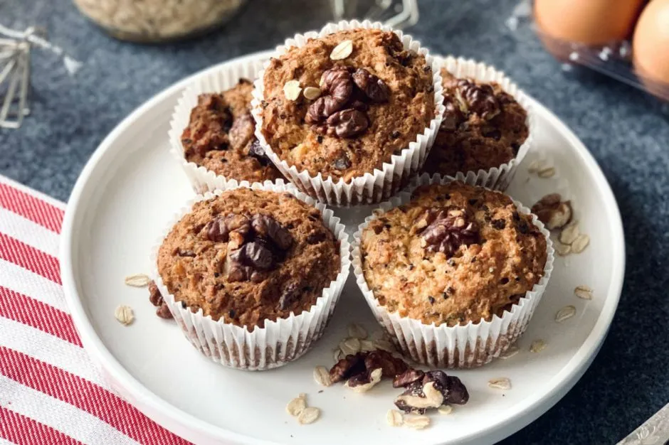 Yulaflı Peynirli Muffin tarifi