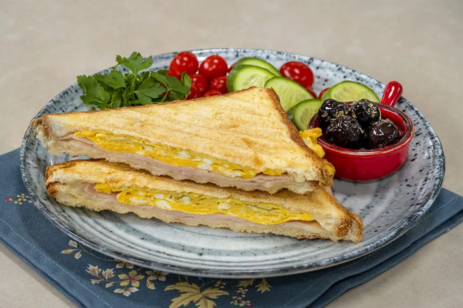 Yumurtalı Kahvaltı Tostu tarifi